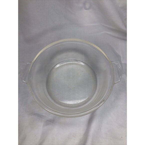 Vintage Pyrex Clear Glass Round Bowl, 022 OR-522-B Cook or Mix 1 QT. - Picture 1 of 13